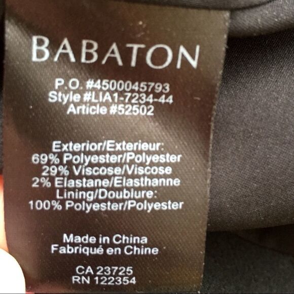 ARITZIA Babaton Jax Midi Pencil Skirt Black 00 - Picture 7 of 8